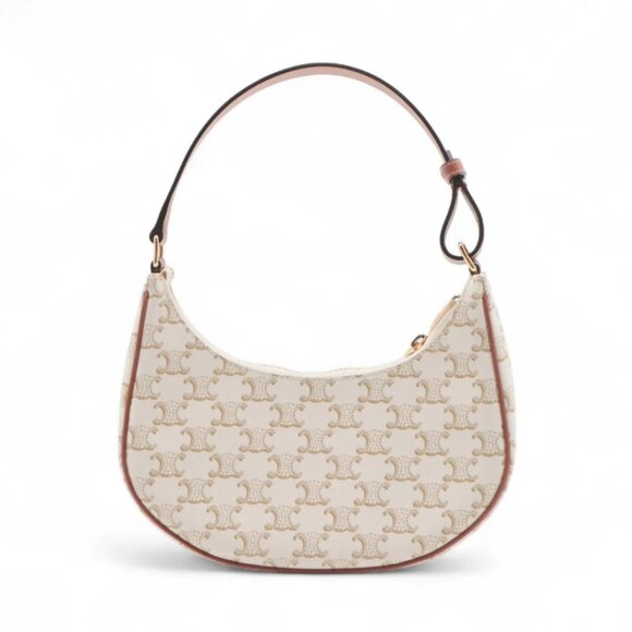 Celine Triomphe Ava Shoulder Bag White - Picture 1 of 10